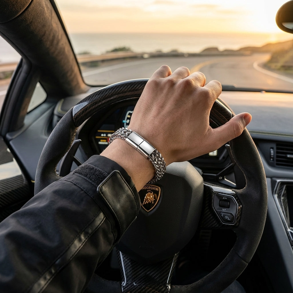 Stainless Steel Luxury Bracelet Velora