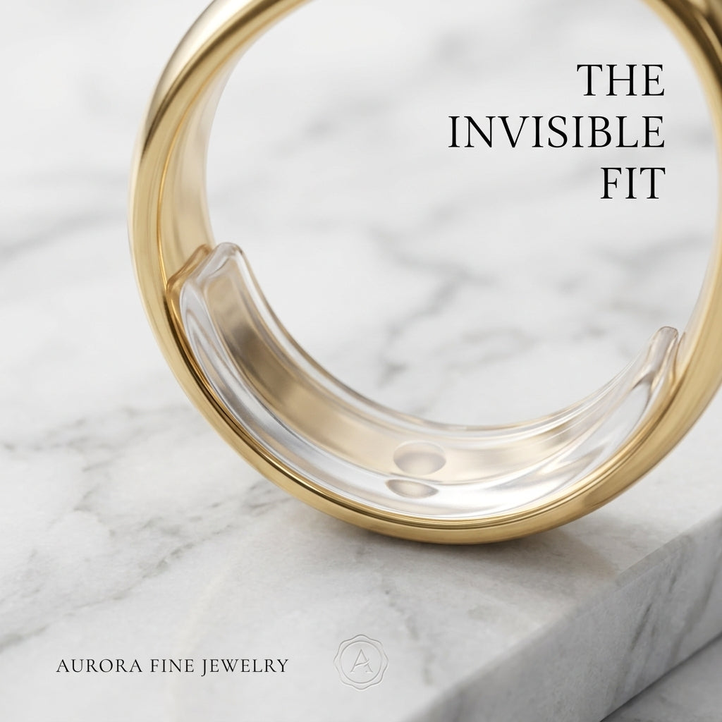 Invisible Ring Size Adjuster - 8 Pack Set for Loose Rings & Jewelry Protection