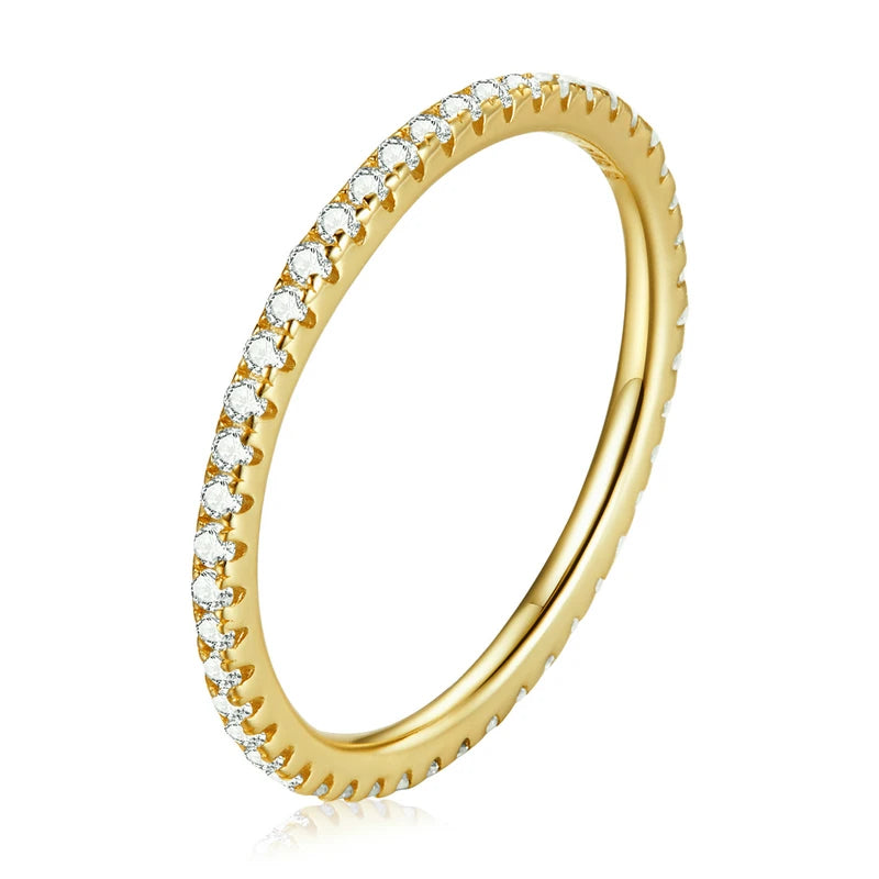 925 Sterling Silver Pave Ring