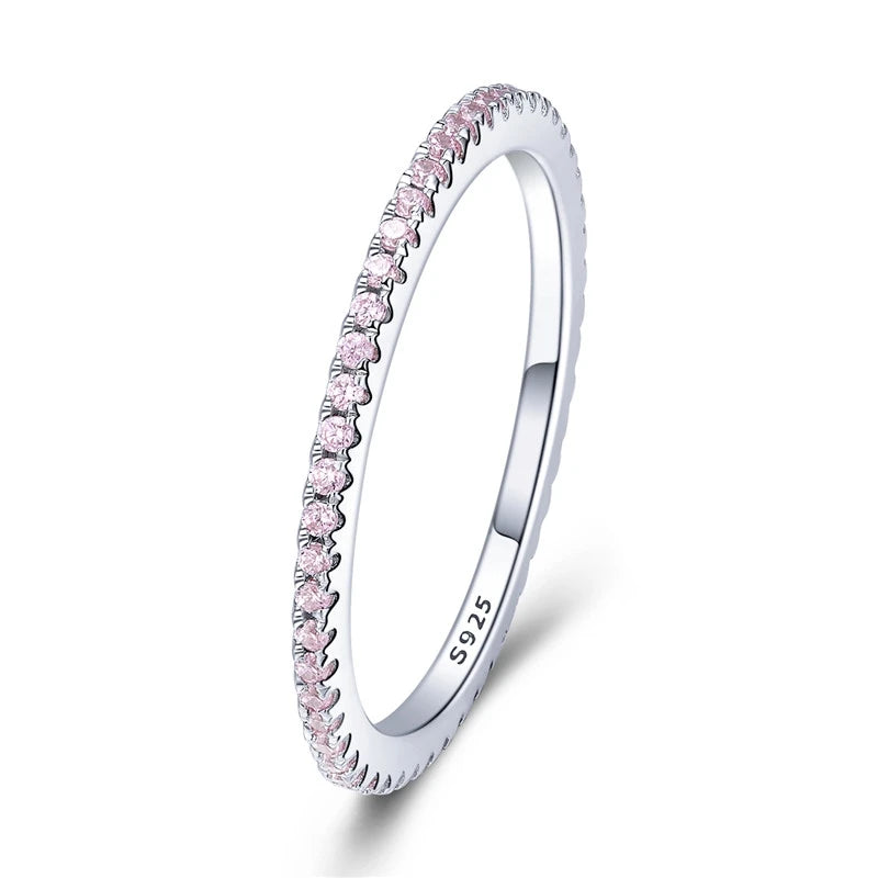 925 Sterling Silver Pave Ring