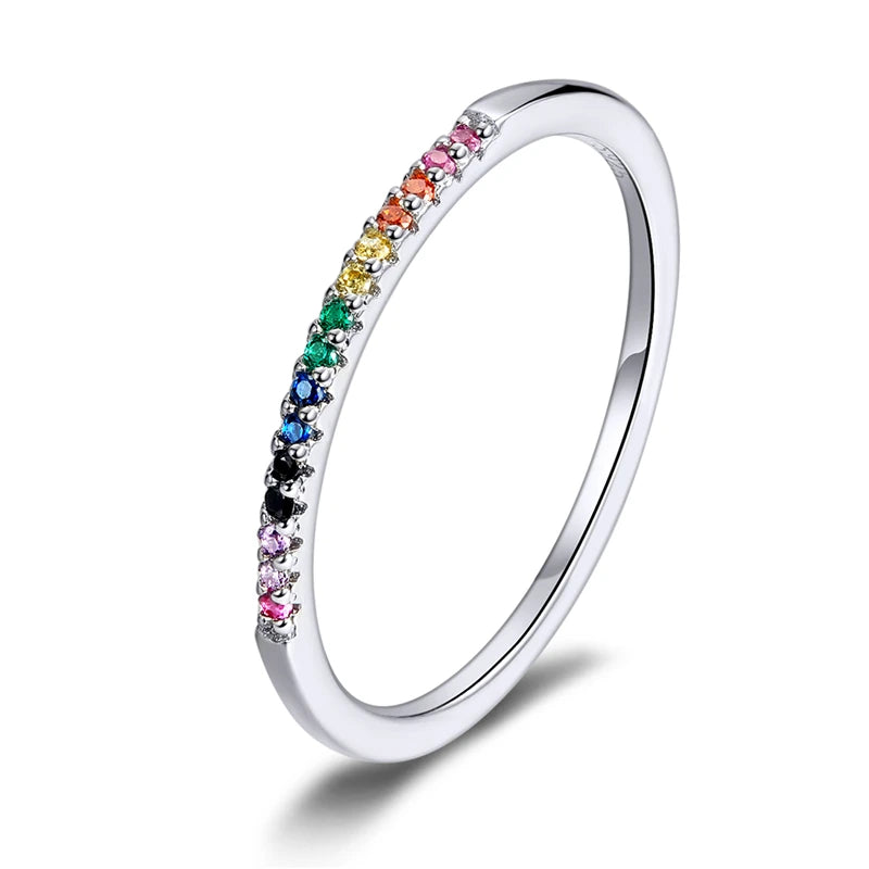 925 Sterling Silver Pave Ring