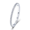 925 Sterling Silver Pave Ring