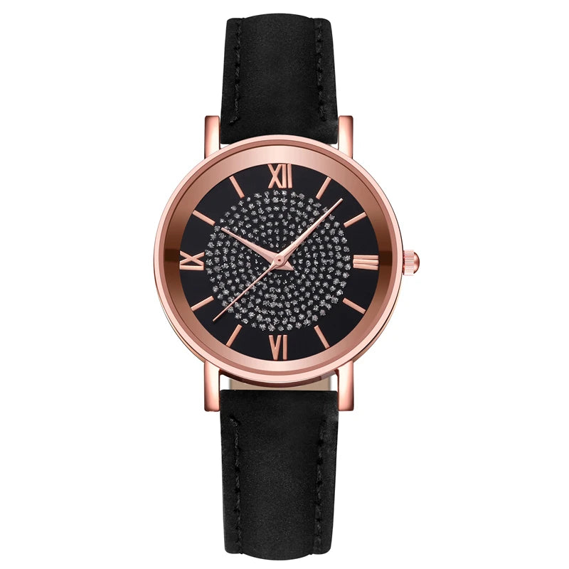 Velora Luxe Arabic Number Luxury Watch Heritage Gold Silver