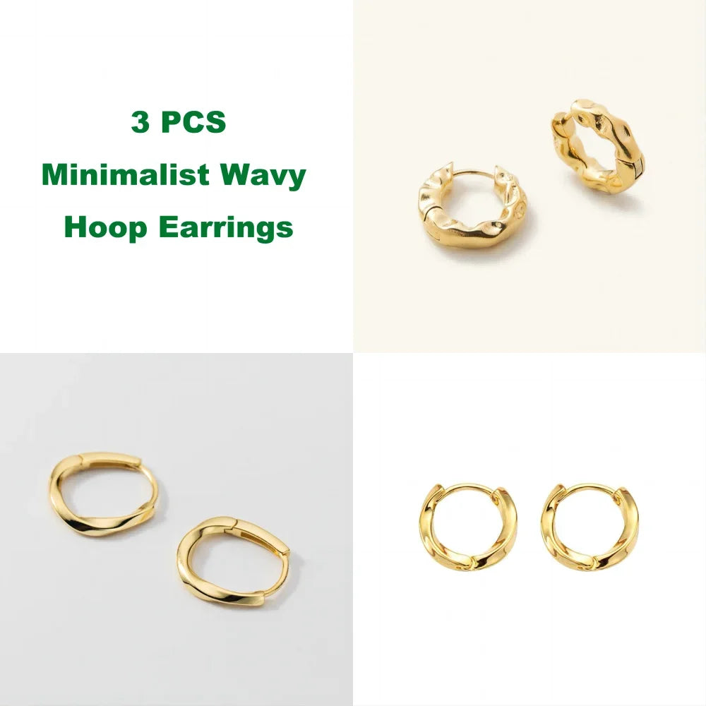 Velora Luxe Classic Gold Hoop Earrings