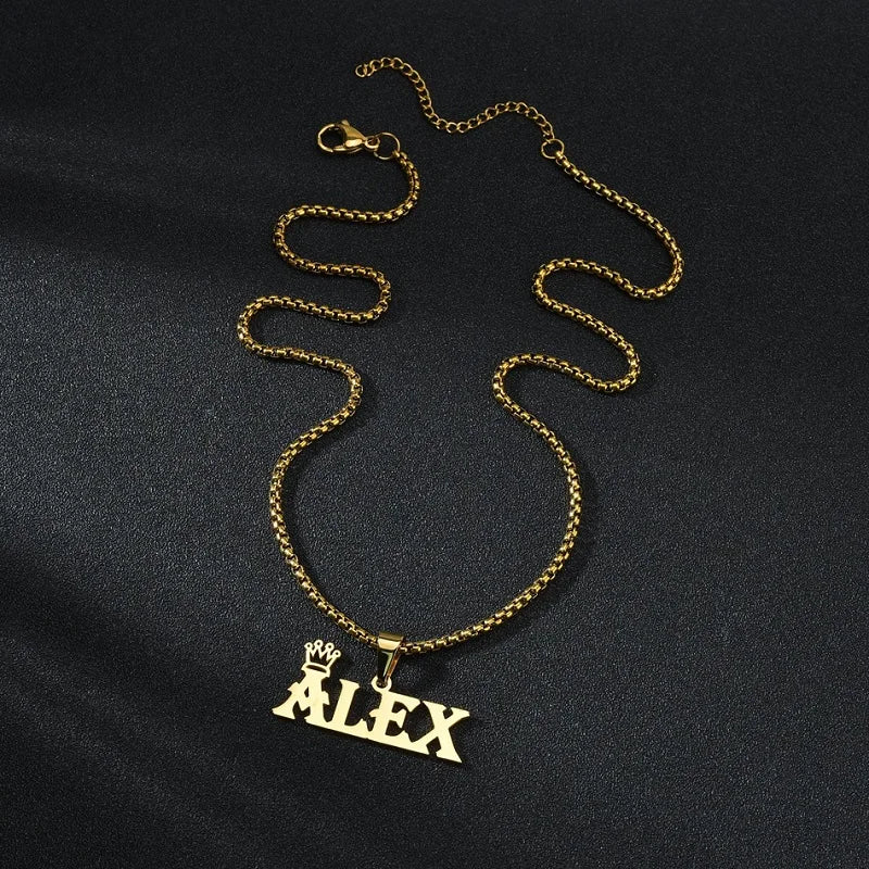 Velora Luxe Custom Name Necklace Personalized Gold