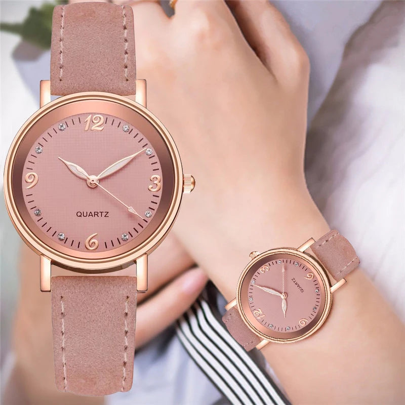 Velora Luxe Arabic Number Luxury Watch Heritage Gold Silver