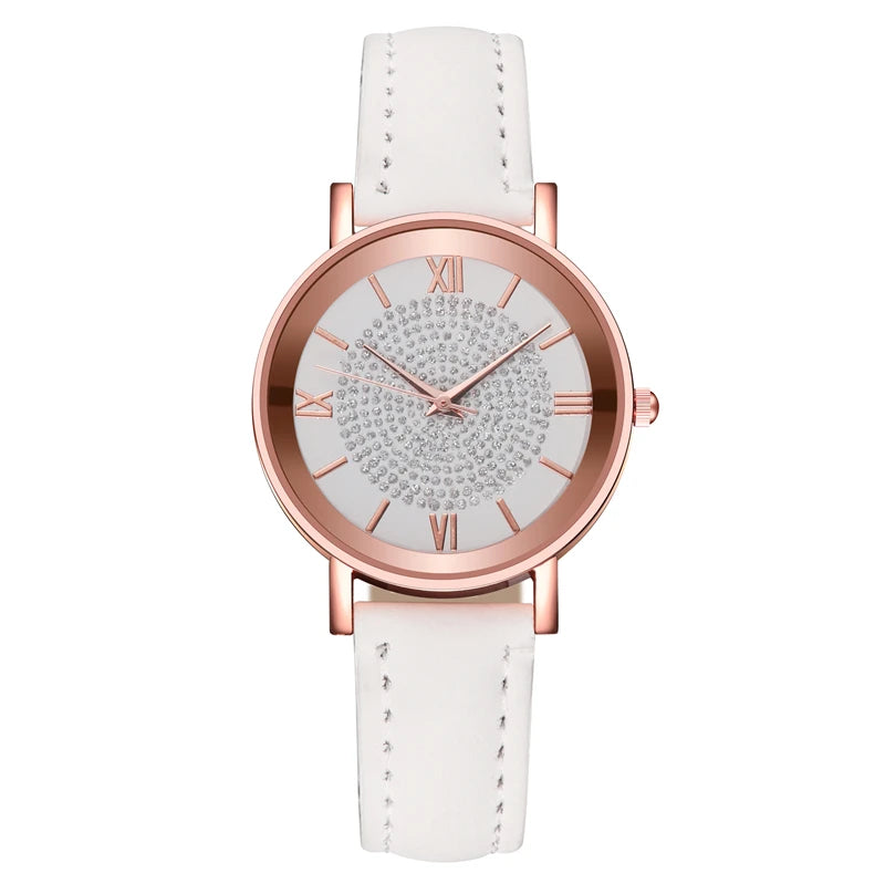 Velora Luxe Arabic Number Luxury Watch Heritage Gold Silver