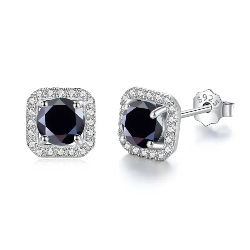 Velora Luxe Brilliant Diamond Stud Earrings Crystal