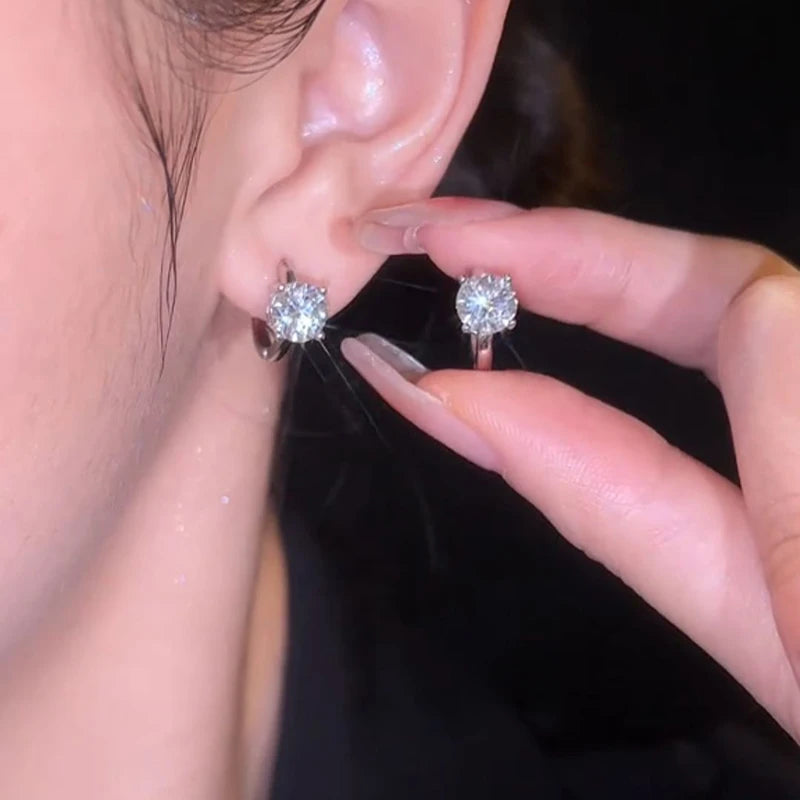 moissanite-huggie-earrings