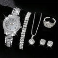 Velora Luxe Velora Crystal Watch Set Sparkling Luxury Jewelry Gift