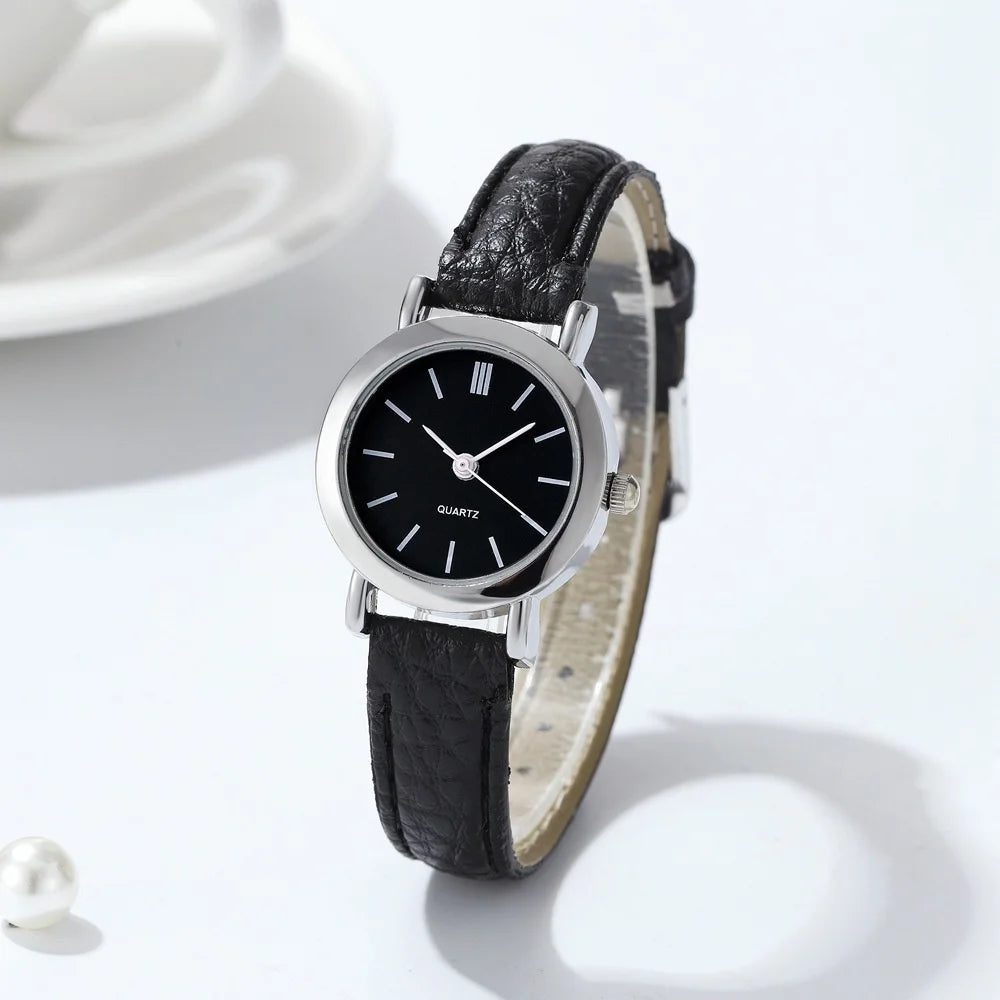 Velora Luxe Elegant Mini Dial Watch Petite Gold Silver Jewelry