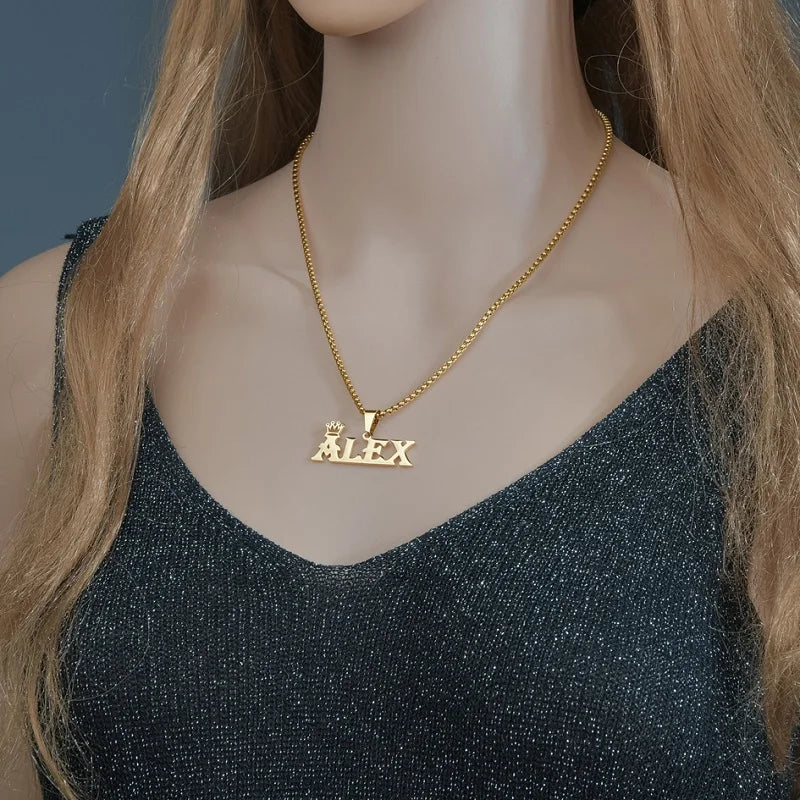 Velora Luxe Custom Name Necklace Personalized Gold