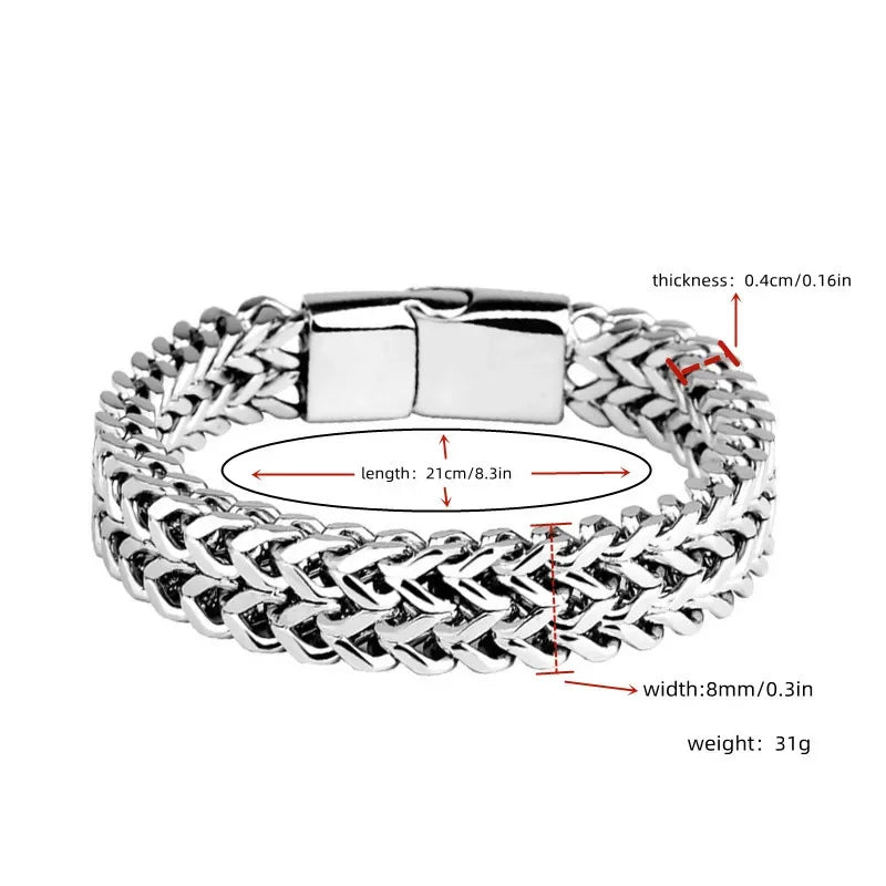 Stainless Steel Luxury Bracelet Velora Luxe Premium Metal Collection