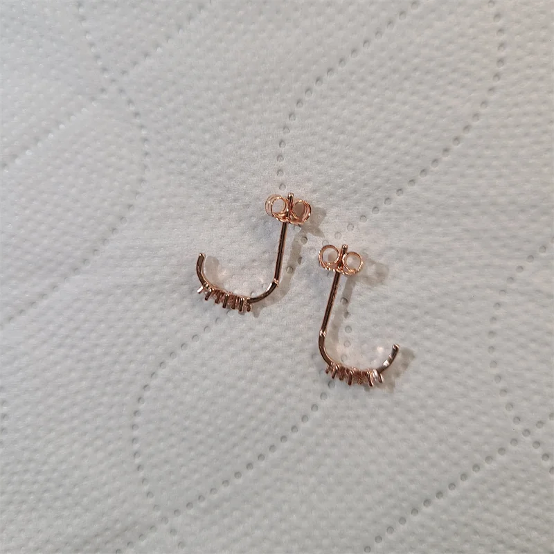 Velora Luxe Sterling Silver Crystal Studs Bridal Jewelry