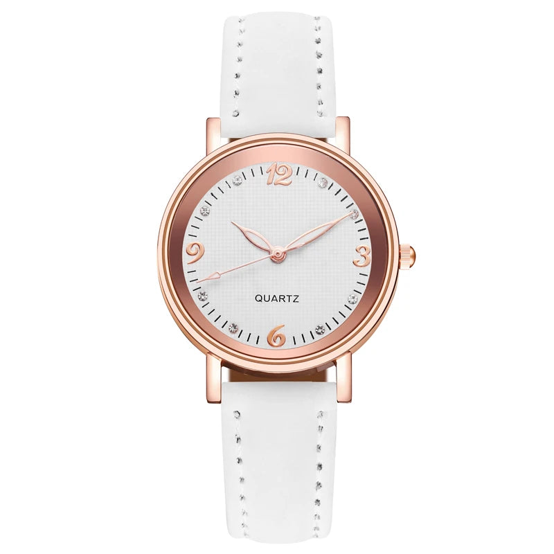 Velora Luxe Arabic Number Luxury Watch Heritage Gold Silver