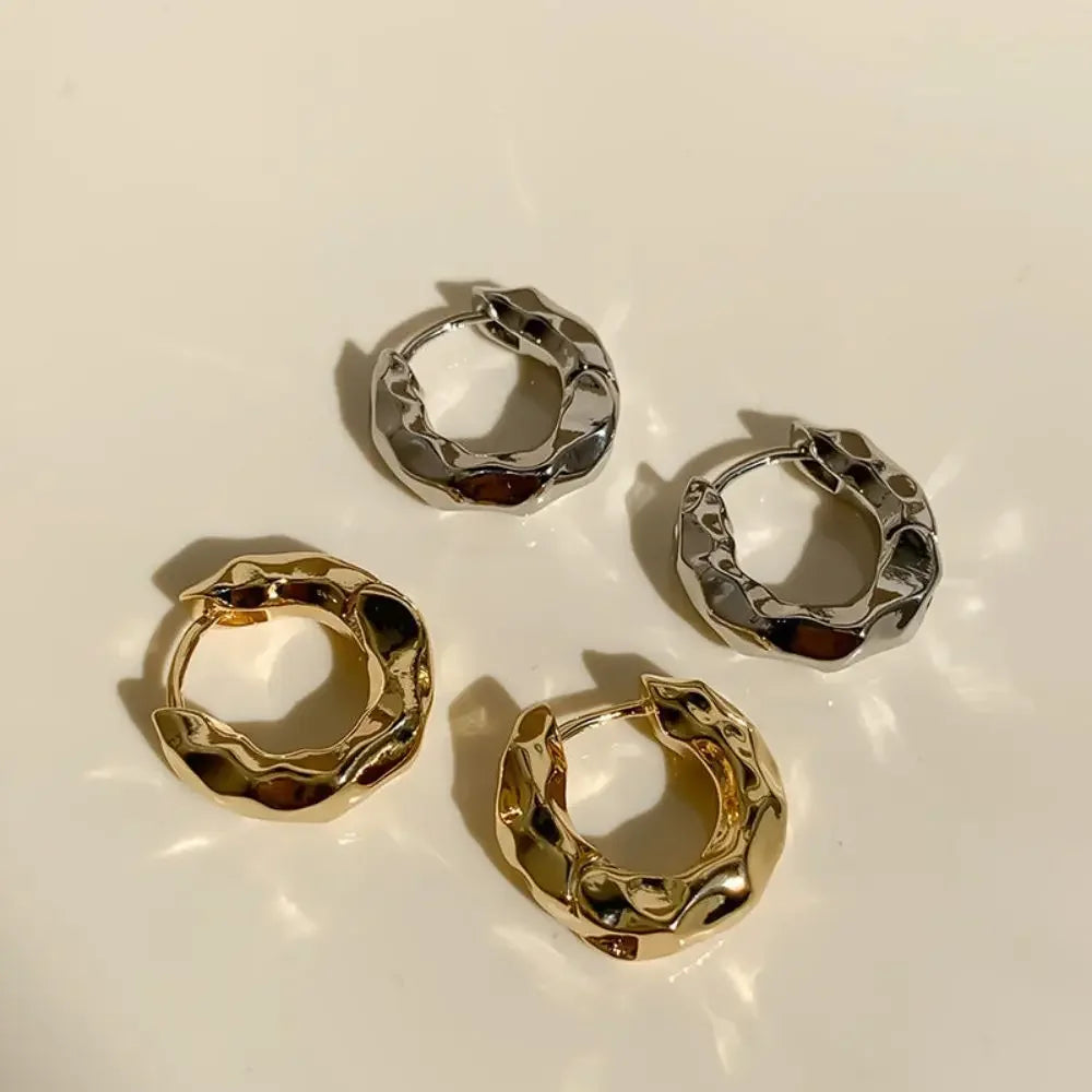 Velora Luxe Classic Gold Hoop Earrings