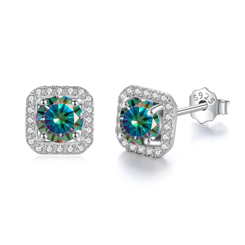 Velora Luxe Brilliant Diamond Stud Earrings Crystal