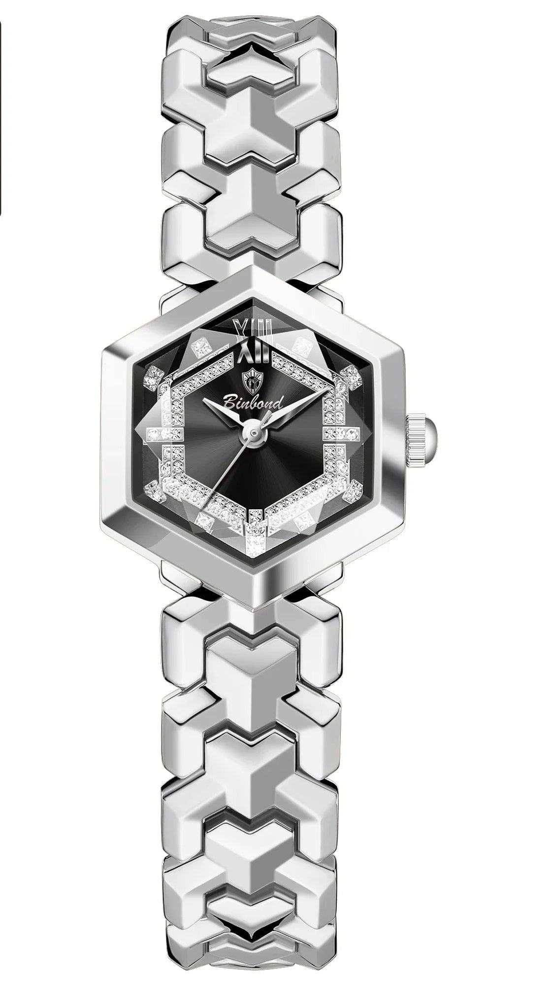 Velora Luxe Luxury Diamond Watch Crystal Gold