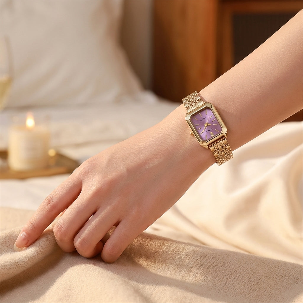 Velora Square Luxe Watch Minimalist Design
