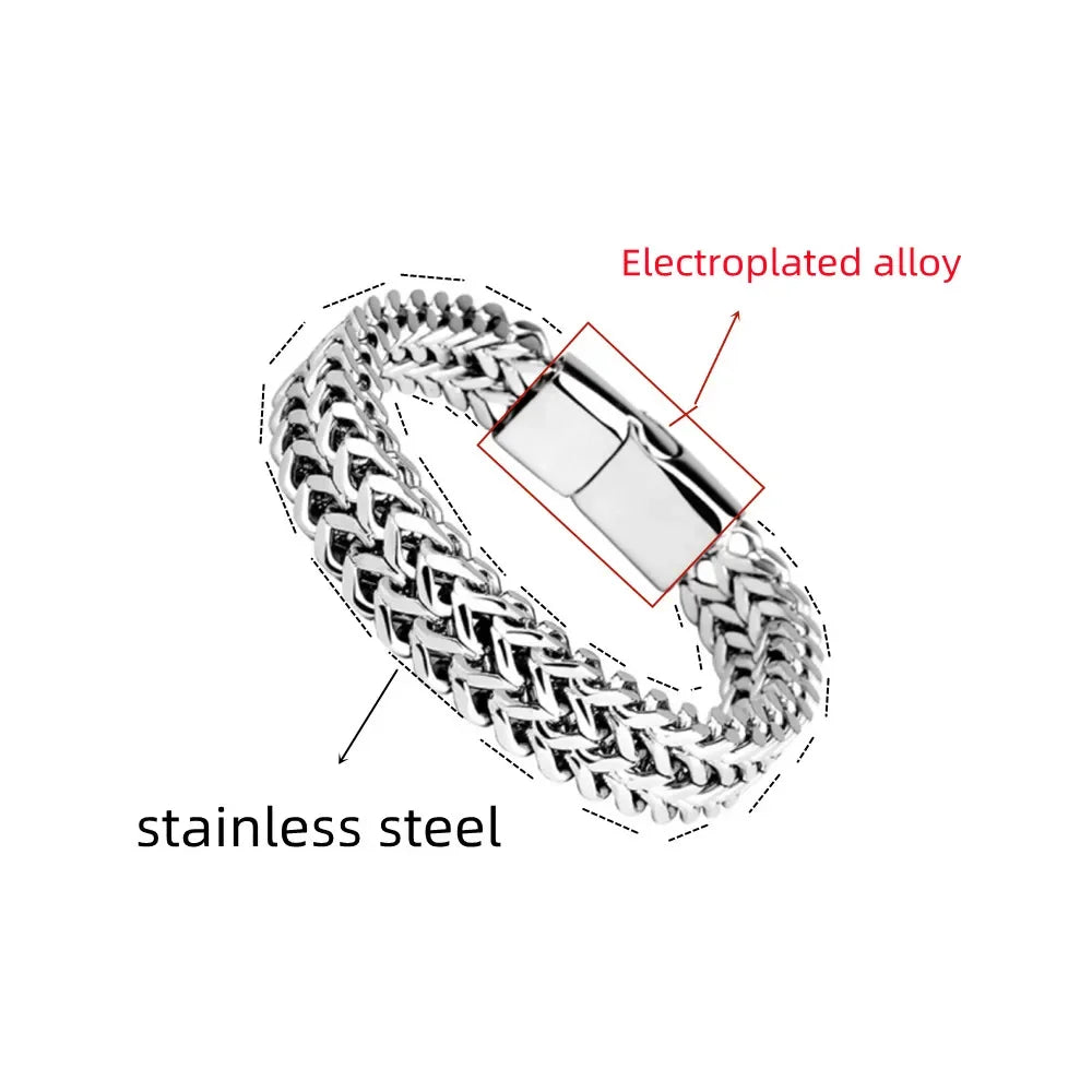 Stainless Steel Luxury Bracelet Velora Luxe Premium Metal Collection