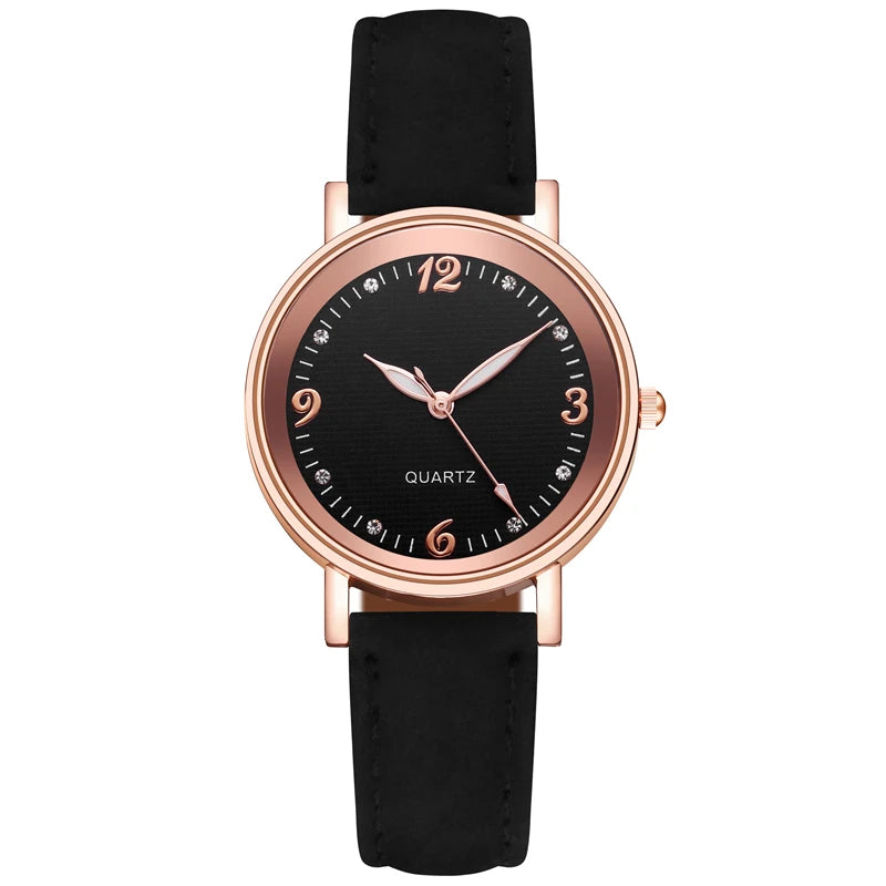 Velora Luxe Arabic Number Luxury Watch Heritage Gold Silver