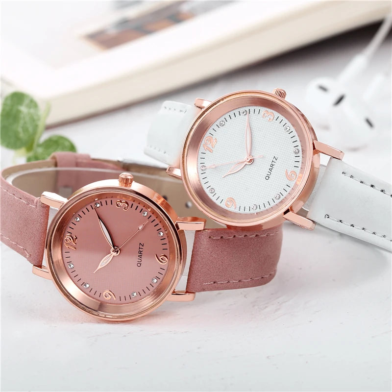 Velora Luxe Arabic Number Luxury Watch Heritage Gold Silver