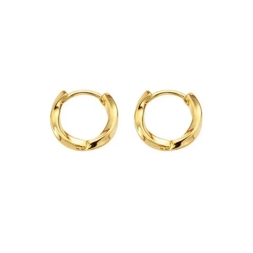 Velora Luxe Classic Gold Hoop Earrings