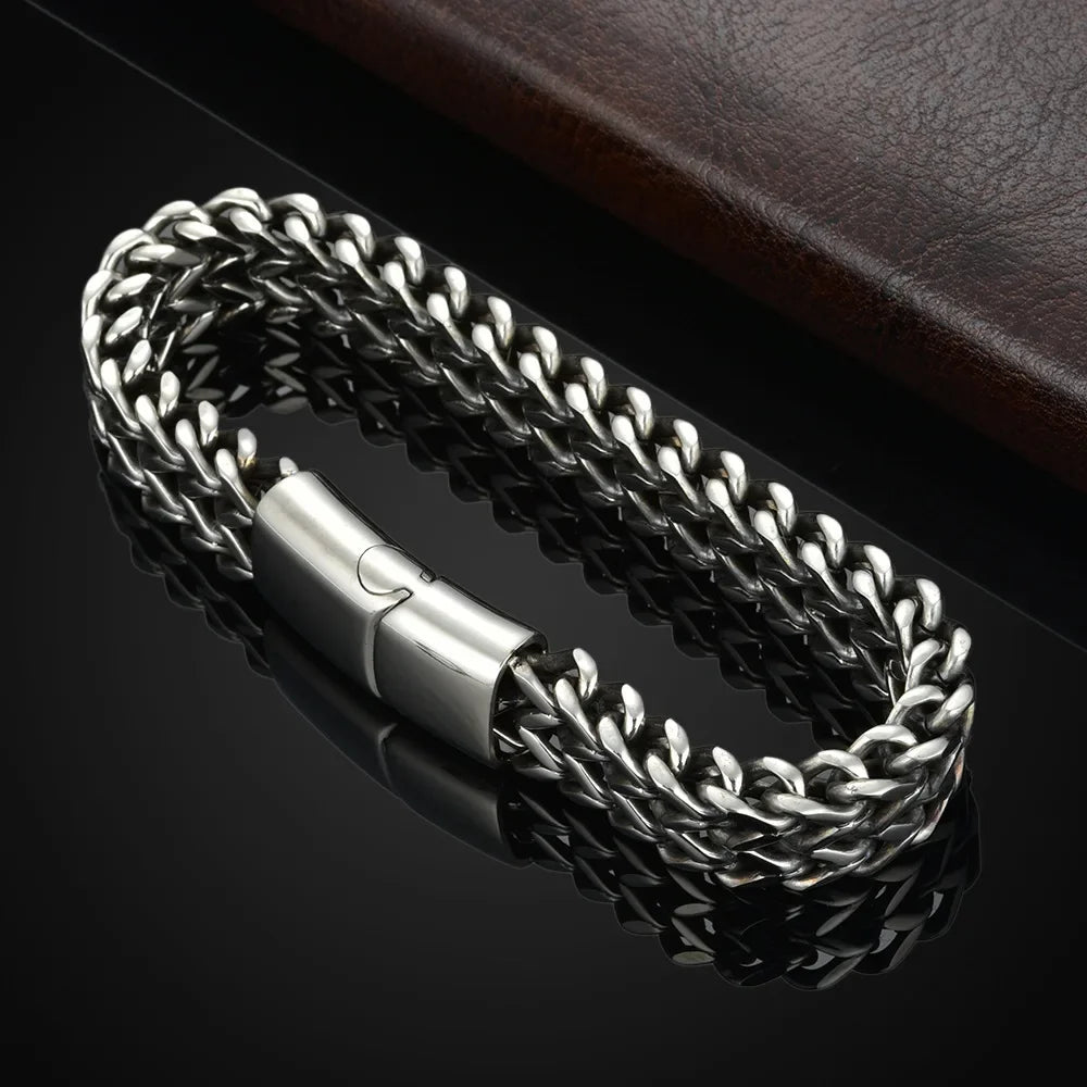 Stainless Steel Luxury Bracelet Velora Luxe Premium Metal Collection