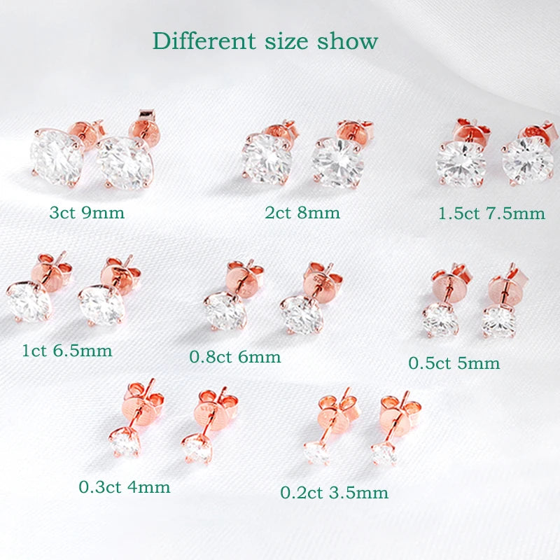 Luxury VVS1 Moissanite Studs