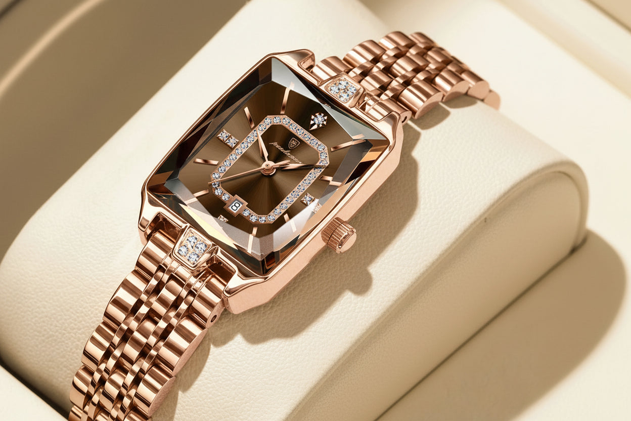 Velora Luxe Luxury Signature Watch Gold