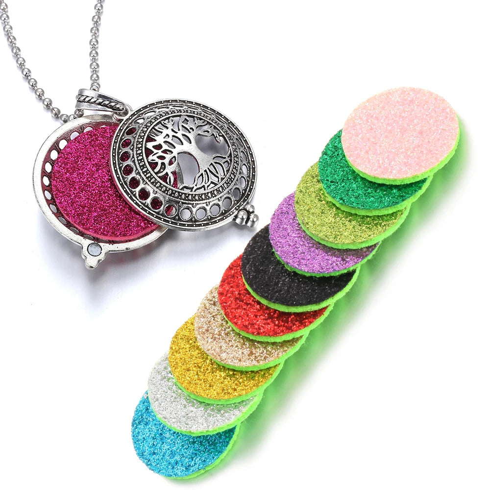 AromaTherapy Luxury Locket Necklace | Elegant Stress & Scent Solution
