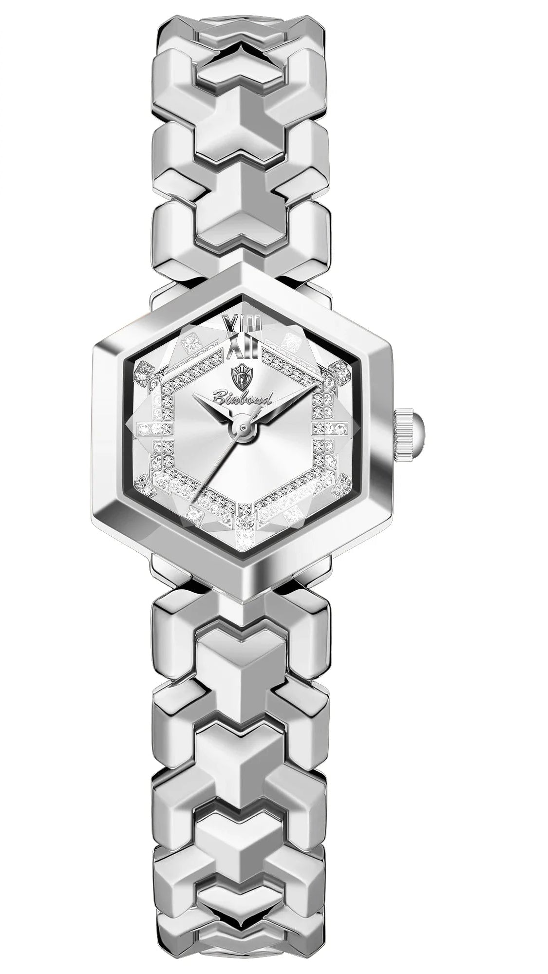 Velora Luxe Luxury Diamond Watch Crystal Gold