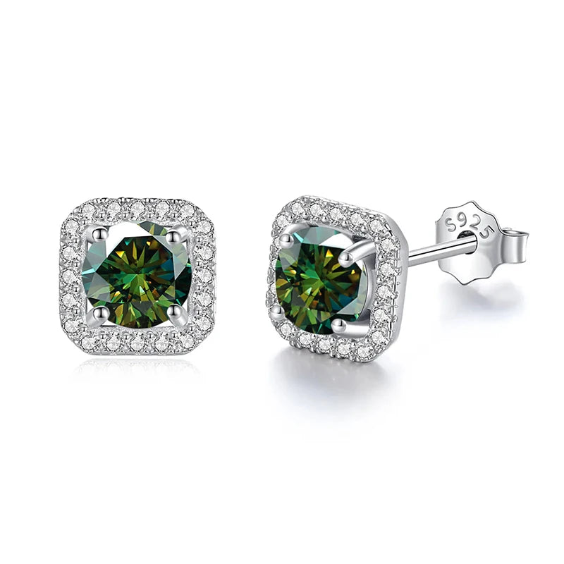 Velora Luxe Brilliant Diamond Stud Earrings Crystal