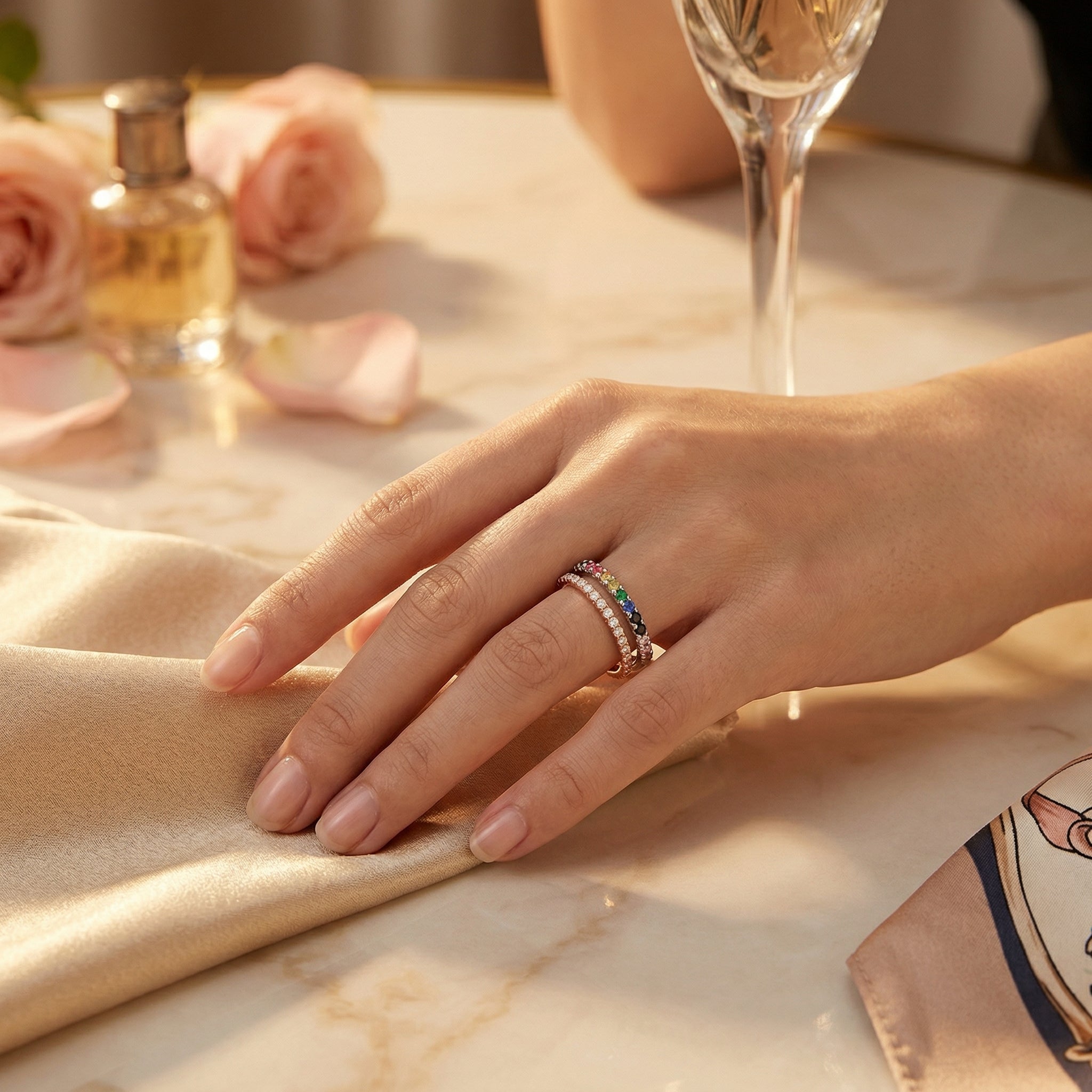Velora Luxe 925 Sterling Silver Pave Ring