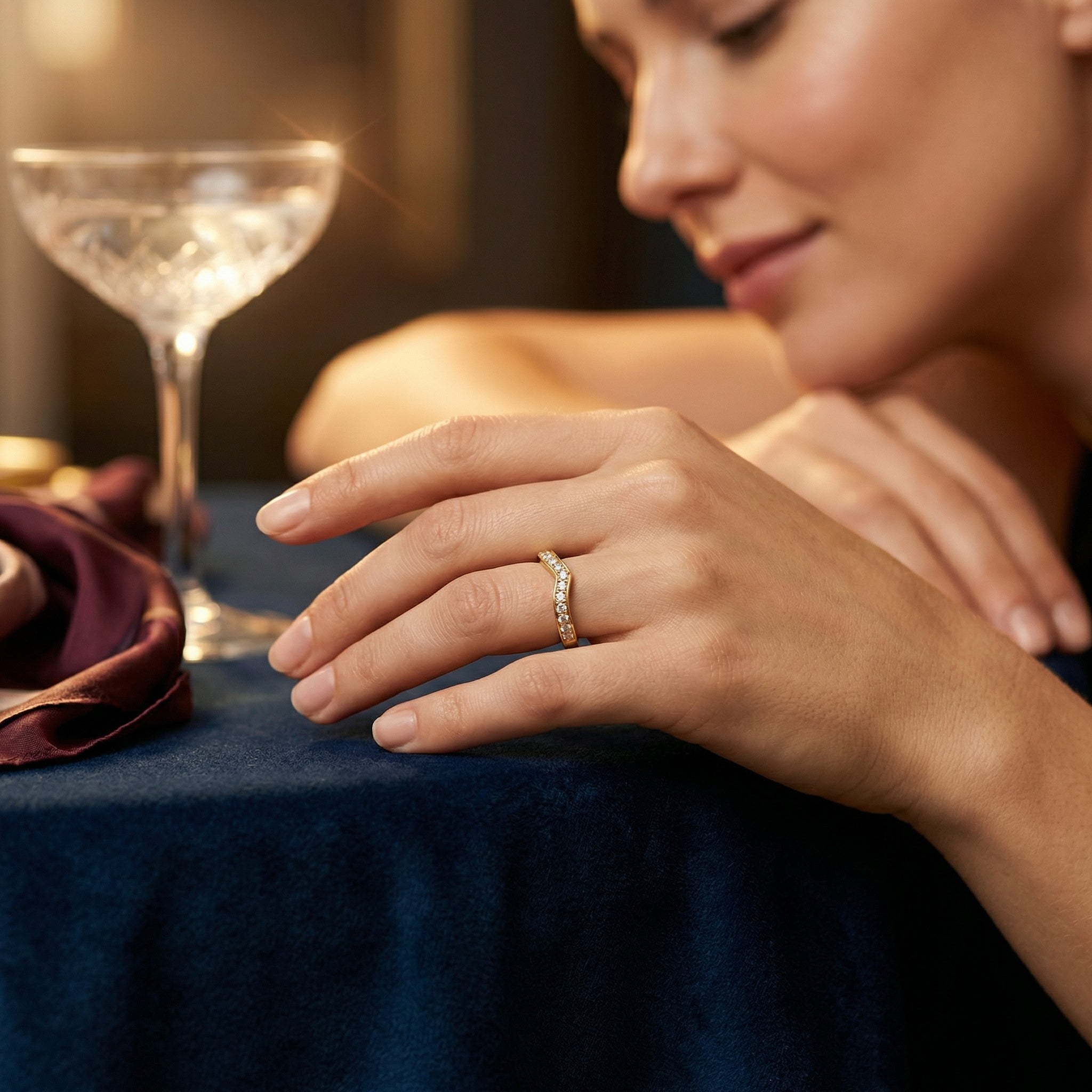 Velora Moissanite Promise Ring