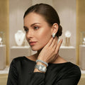 Velora Luxe Elegant Gold Watch Set with Bracelets